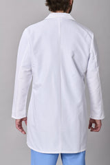 Medline Propel Men's 4-Pocket Staff-Length Lab Coats