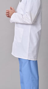 Medline Propel Men's 4-Pocket Staff-Length Lab Coats