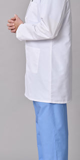 Medline Propel Men's 4-Pocket Staff-Length Lab Coats