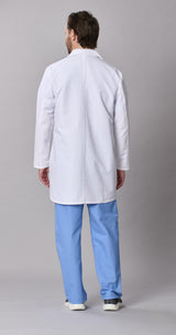 Medline Propel Men's 4-Pocket Staff-Length Lab Coats