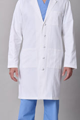 Medline Refine Men's 4-Pocket Full-Length Lab Coats