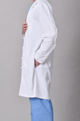Medline Refine Men's 4-Pocket Full-Length Lab Coats