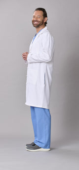 Medline Refine Men's 4-Pocket Full-Length Lab Coats