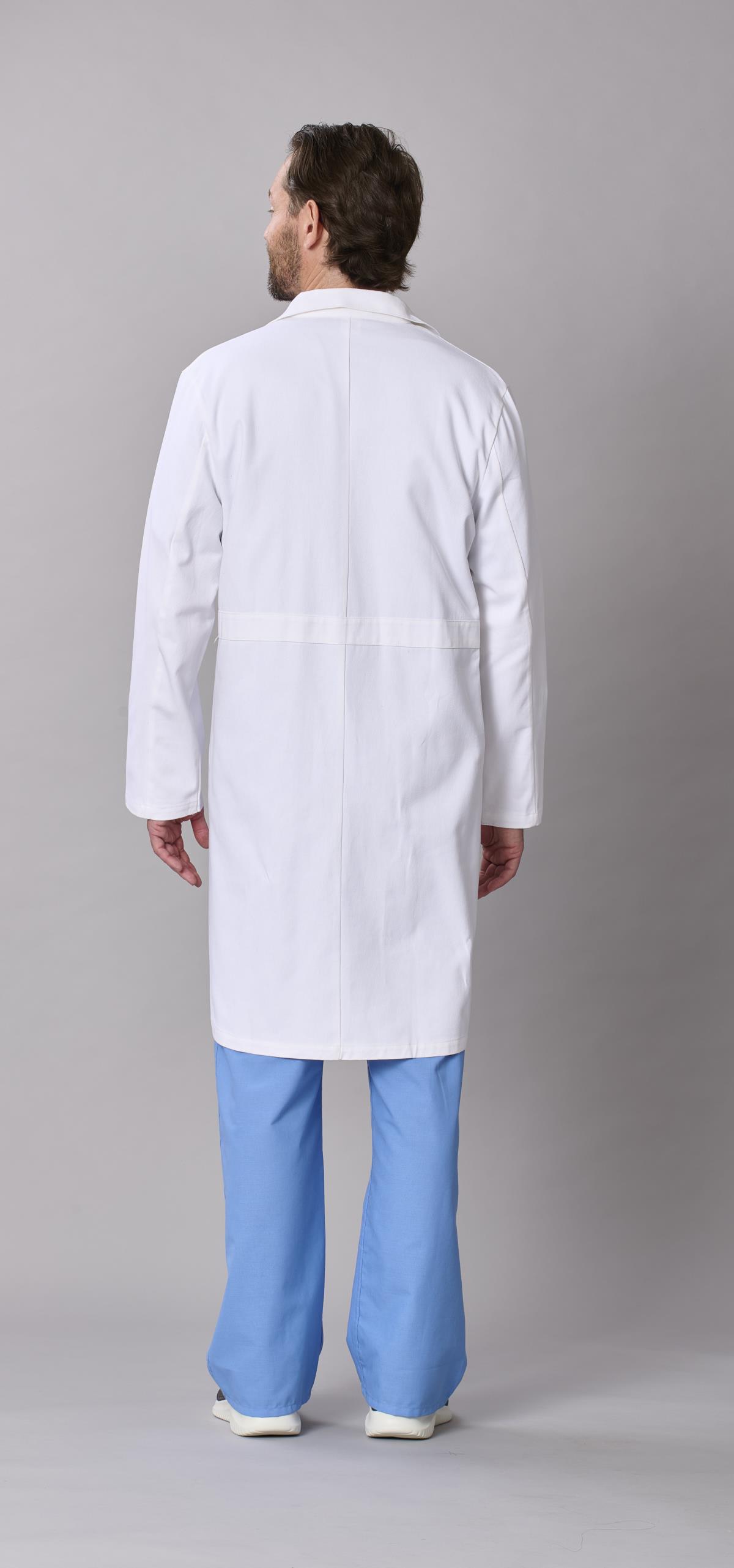 Medline Refine Men's 4-Pocket Full-Length Lab Coats