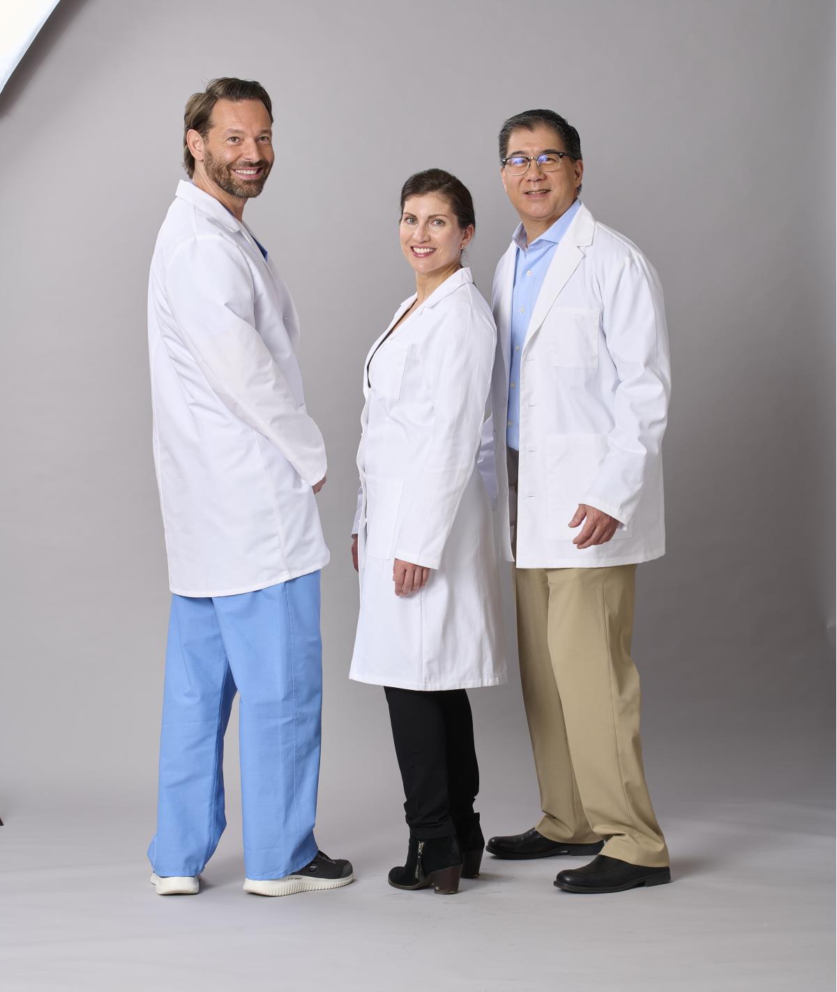 Medline Refine Women's 4-Pocket Full-Length Lab Coats