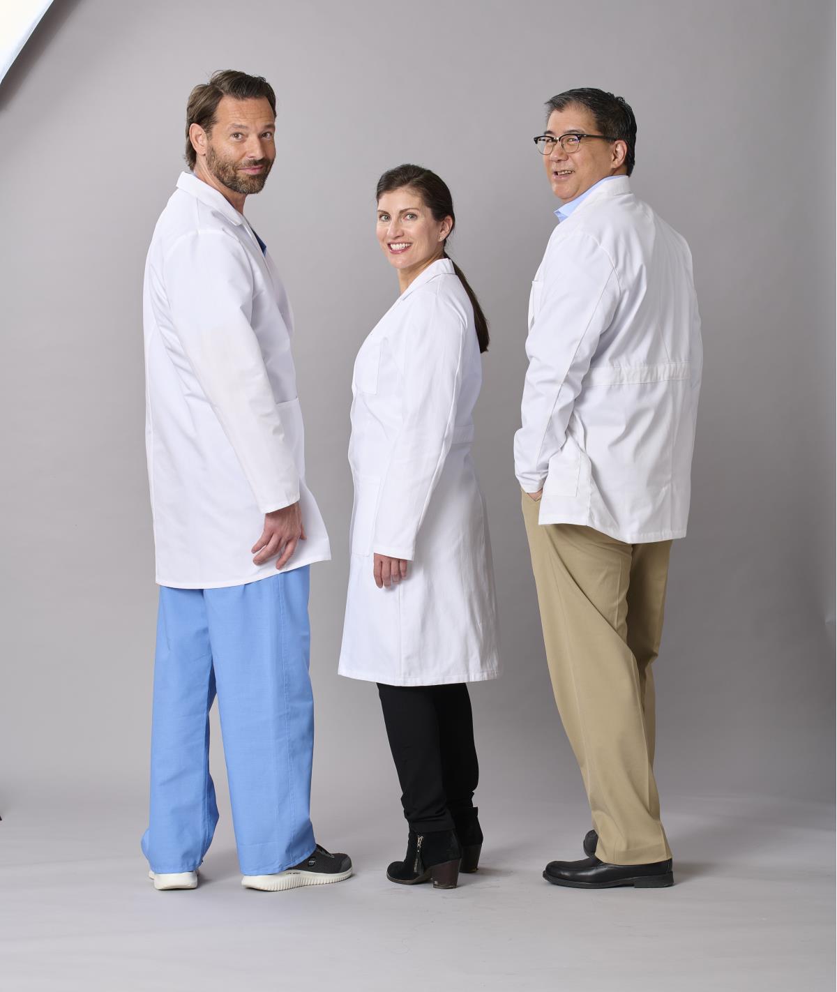 Medline Refine Women's 4-Pocket Full-Length Lab Coats
