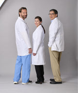 Medline Refine Women's 4-Pocket Full-Length Lab Coats