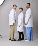 Medline Refine Women's 4-Pocket Full-Length Lab Coats