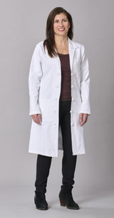 Medline Refine Women's 4-Pocket Full-Length Lab Coats