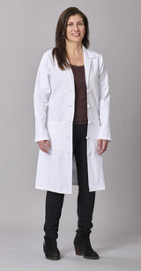 Medline Refine Women's 4-Pocket Full-Length Lab Coats