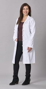 Medline Refine Women's 4-Pocket Full-Length Lab Coats