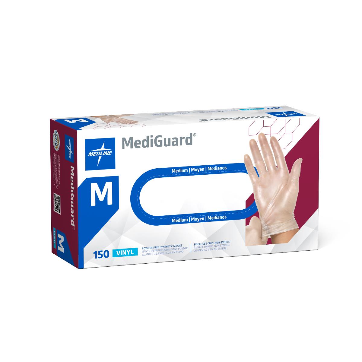 MediGuard Vinyl Synthetic Exam Gloves - CA Only
