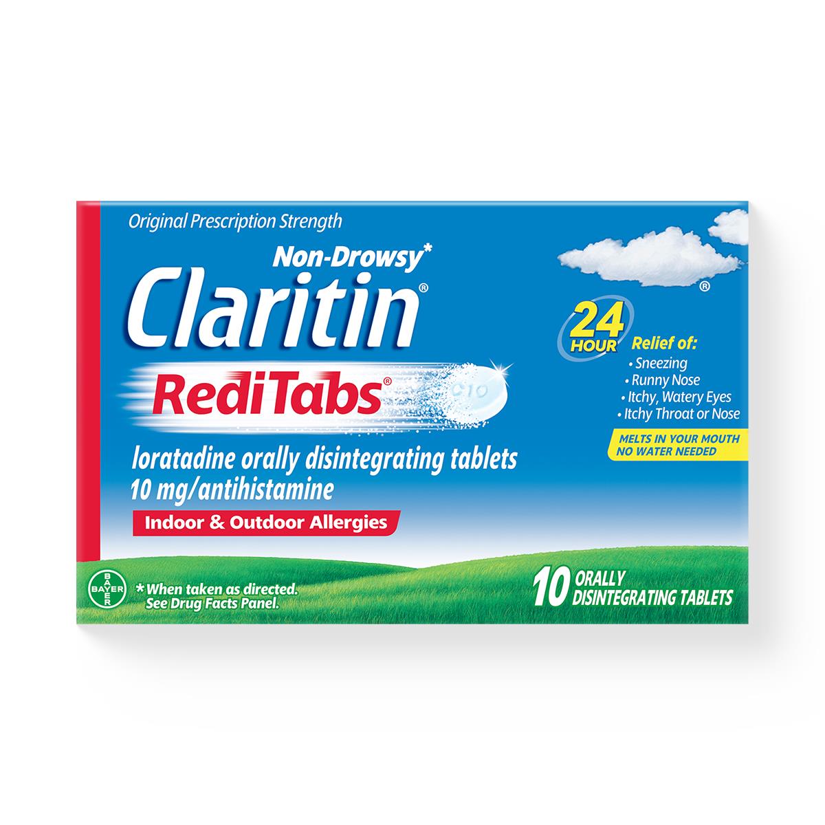 Claritin RediTabs Non-Drowsy Orally Disintegrating Tablets