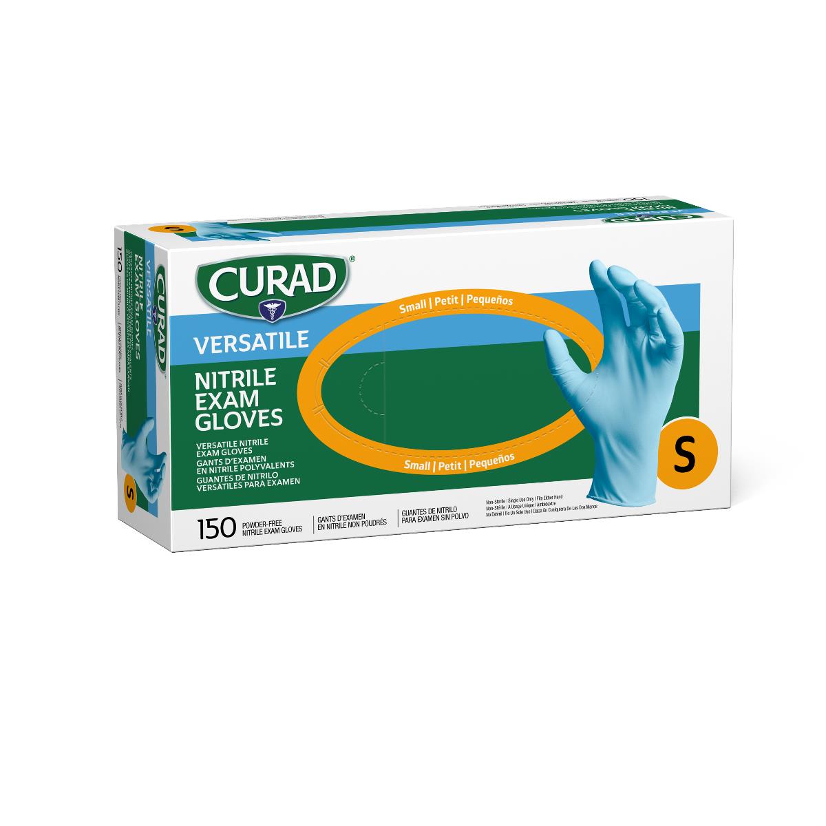 CURAD Powder-Free Textured Nitrile Exam Gloves