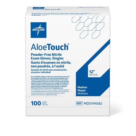 AloeTouch Sterile 12" Powder-Free Nitrile Exam Gloves