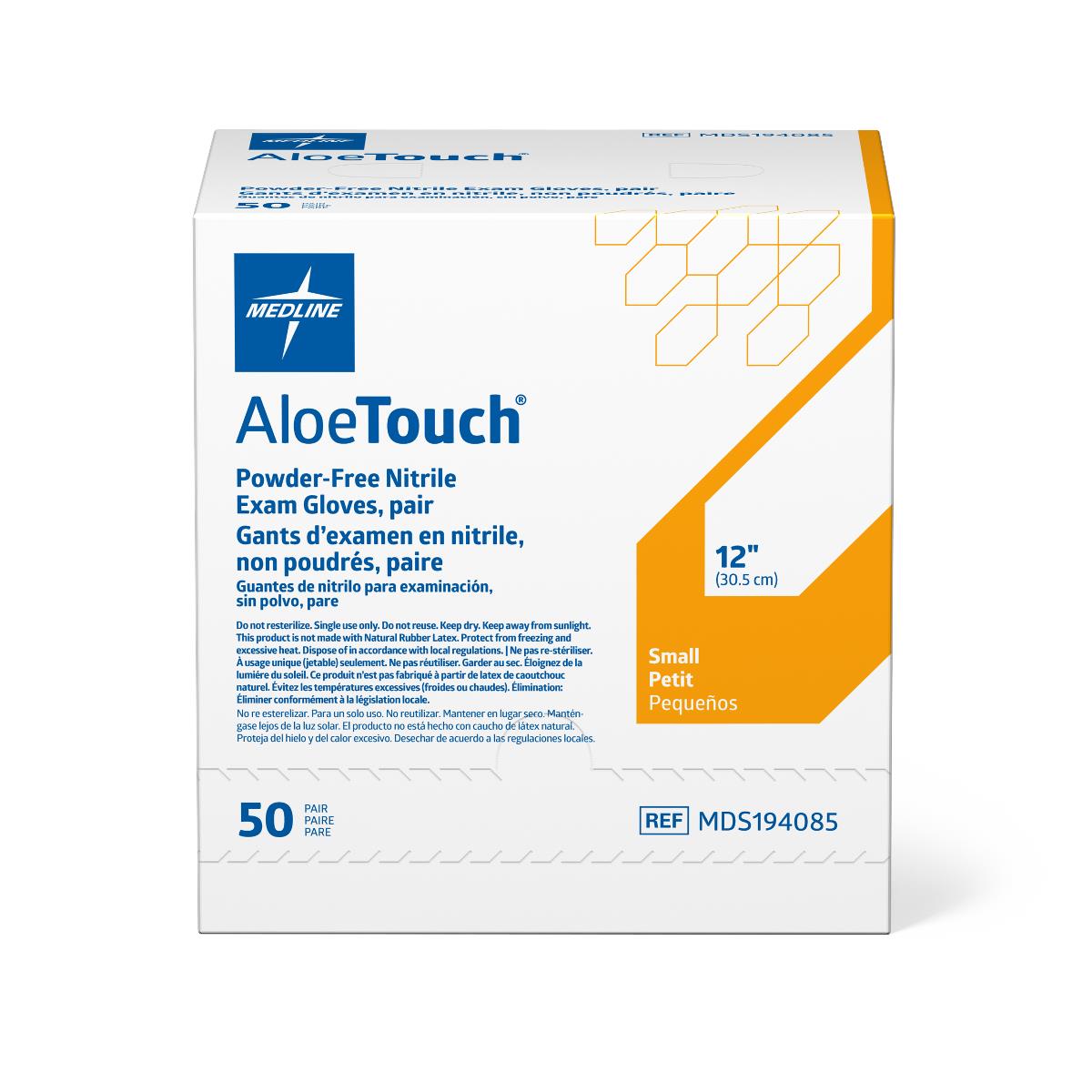 AloeTouch Sterile 12" Powder-Free Nitrile Exam Gloves