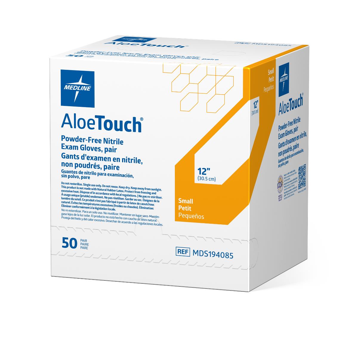 AloeTouch Sterile 12" Powder-Free Nitrile Exam Gloves