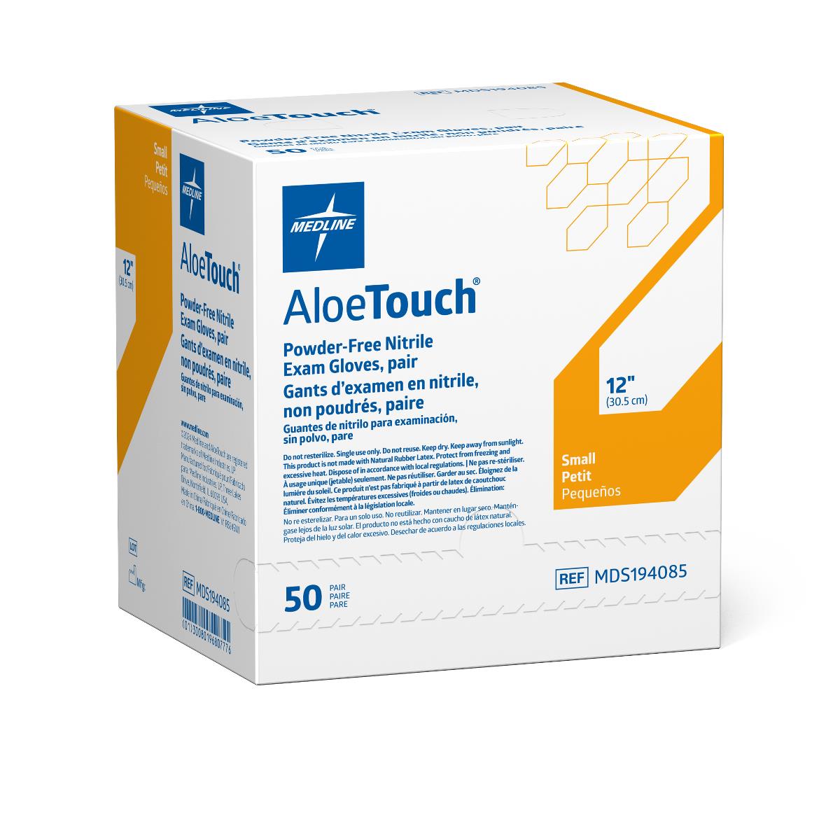 AloeTouch Sterile 12" Powder-Free Nitrile Exam Gloves