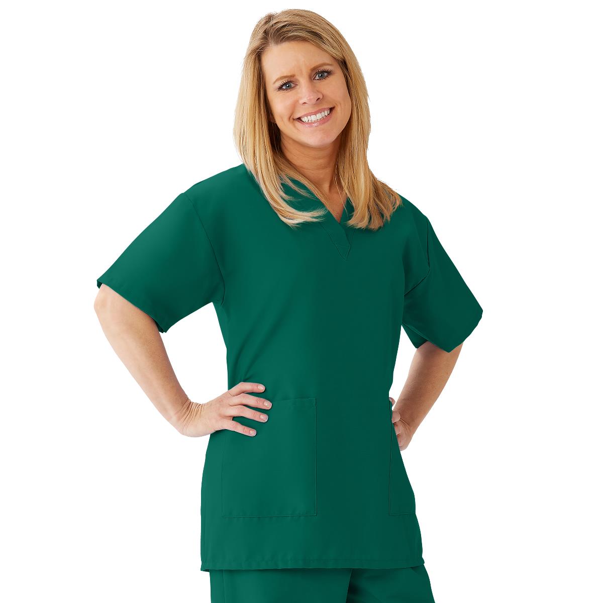 AngelStat Women's 2-Pocket Scrub Tops (Style 893)