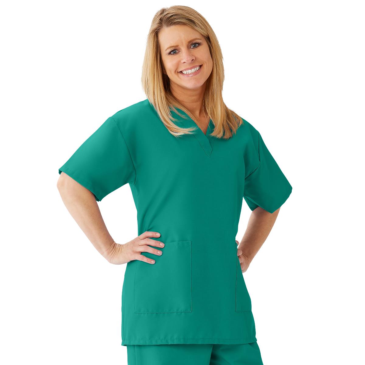 AngelStat Women's 2-Pocket Scrub Tops (Style 893)