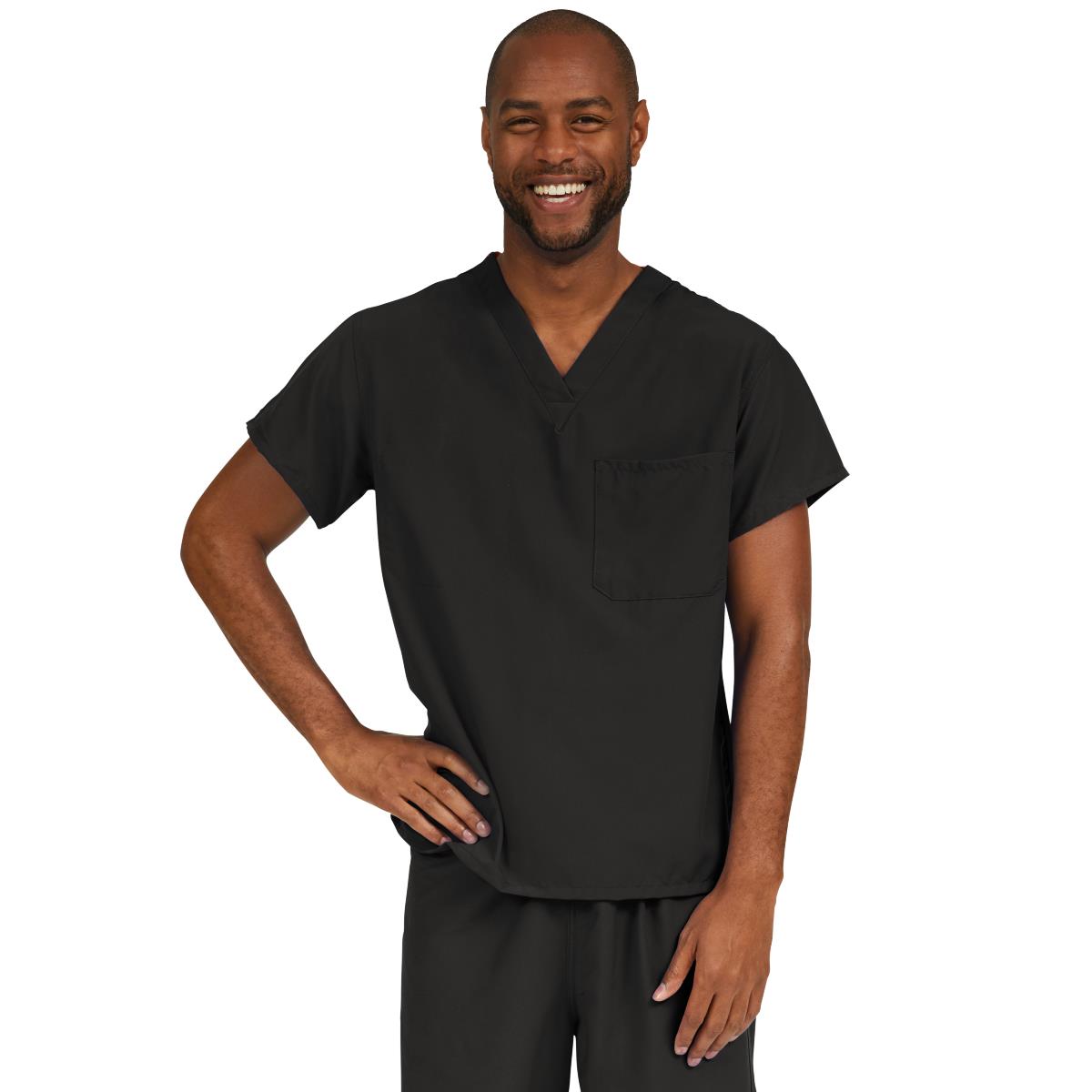 PerforMAX Unisex Reversible 1-Pocket Scrub Tops with Chest Pocket (Style 810)