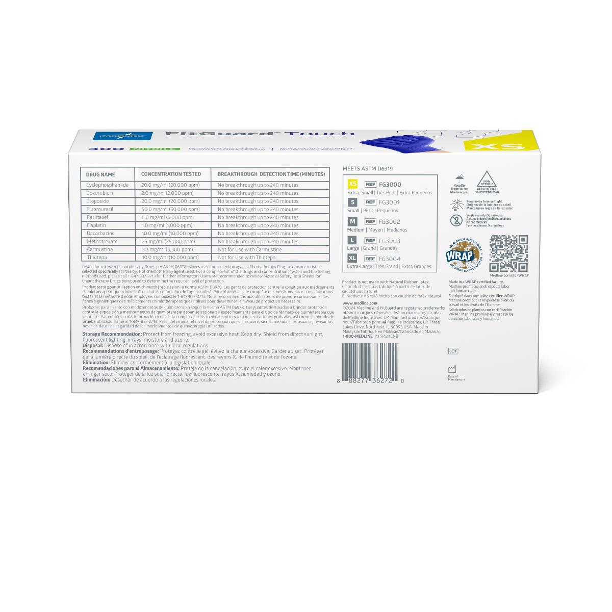 FitGuard Touch Powder-Free Nitrile Exam Gloves