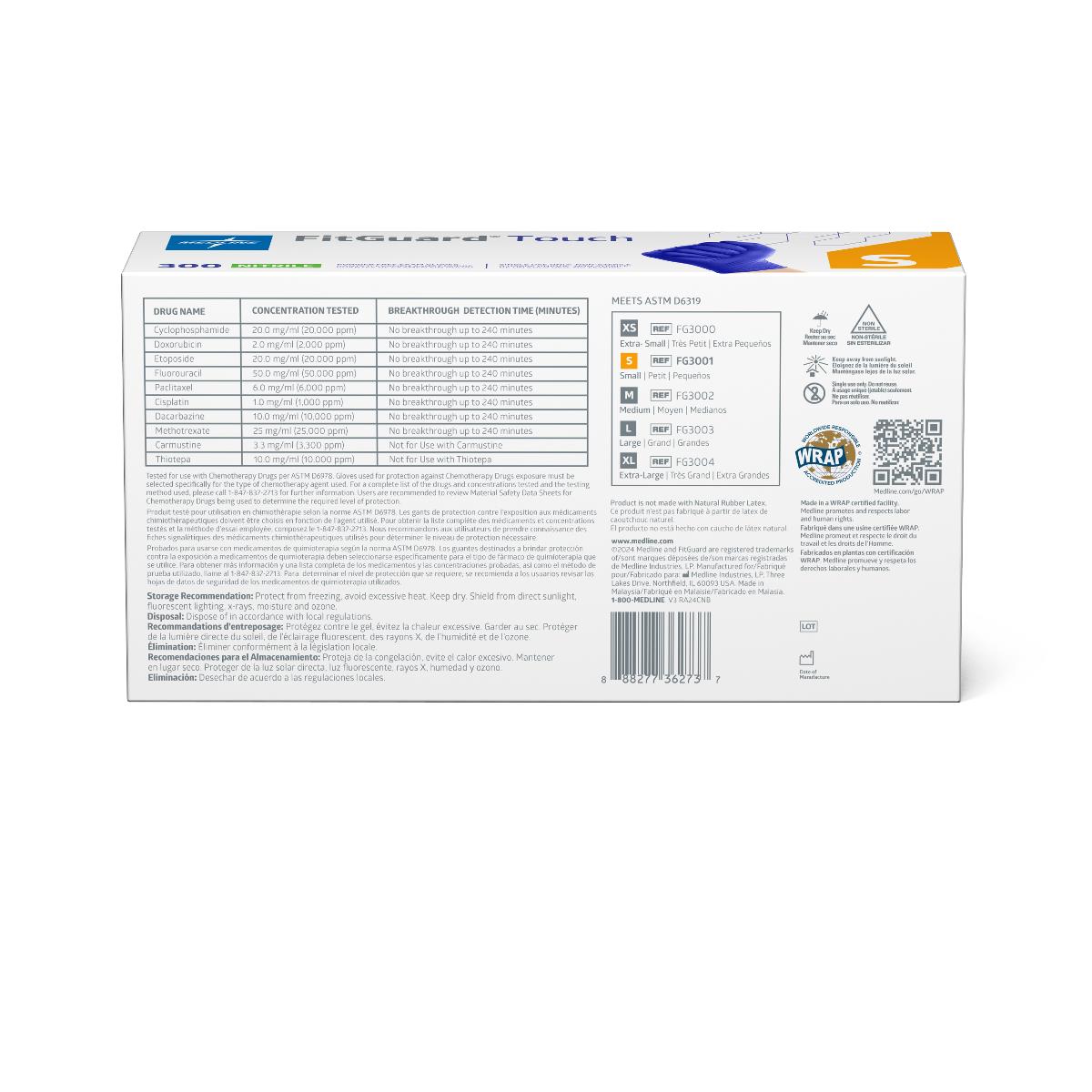 FitGuard Touch Powder-Free Nitrile Exam Gloves