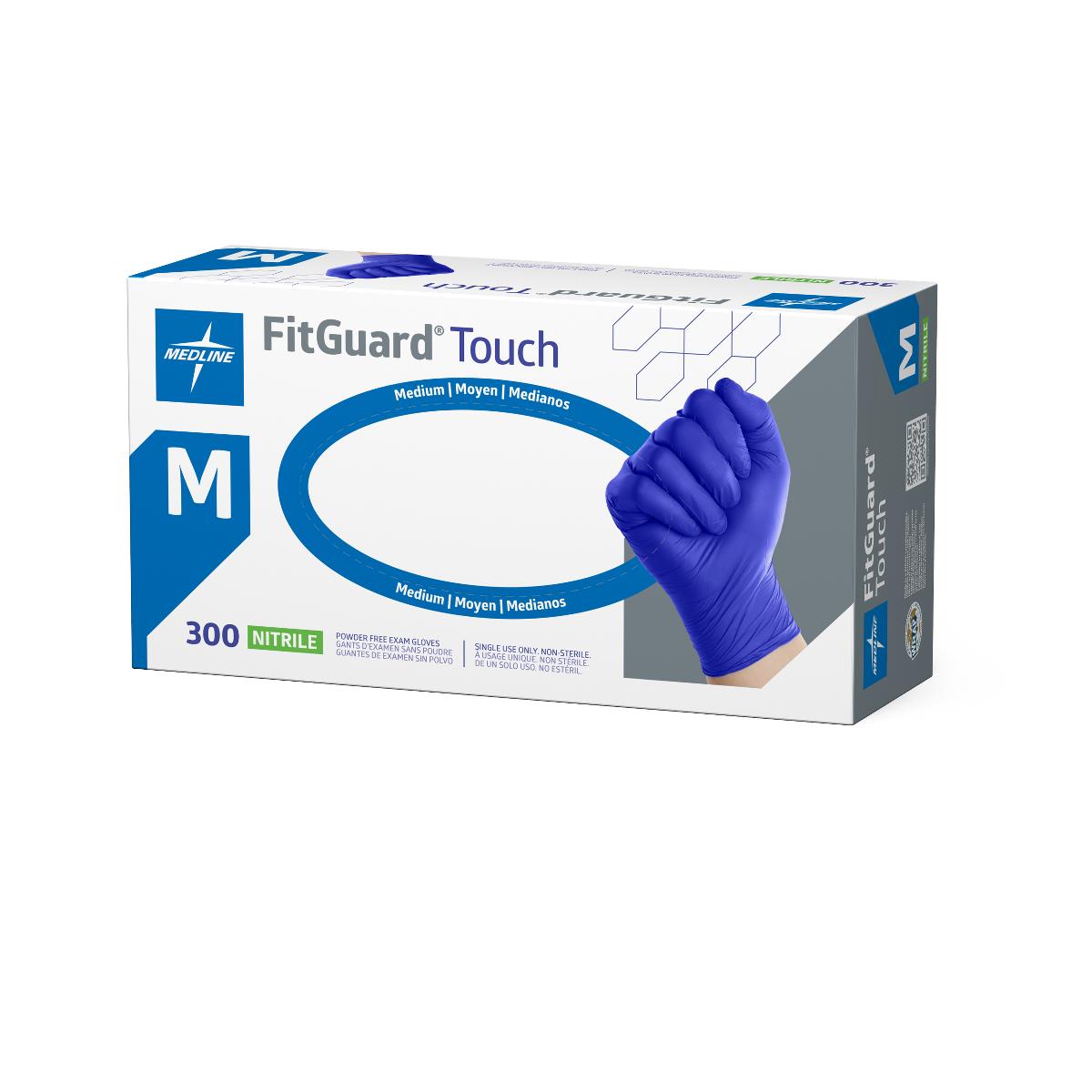 FitGuard Touch Powder-Free Nitrile Exam Gloves