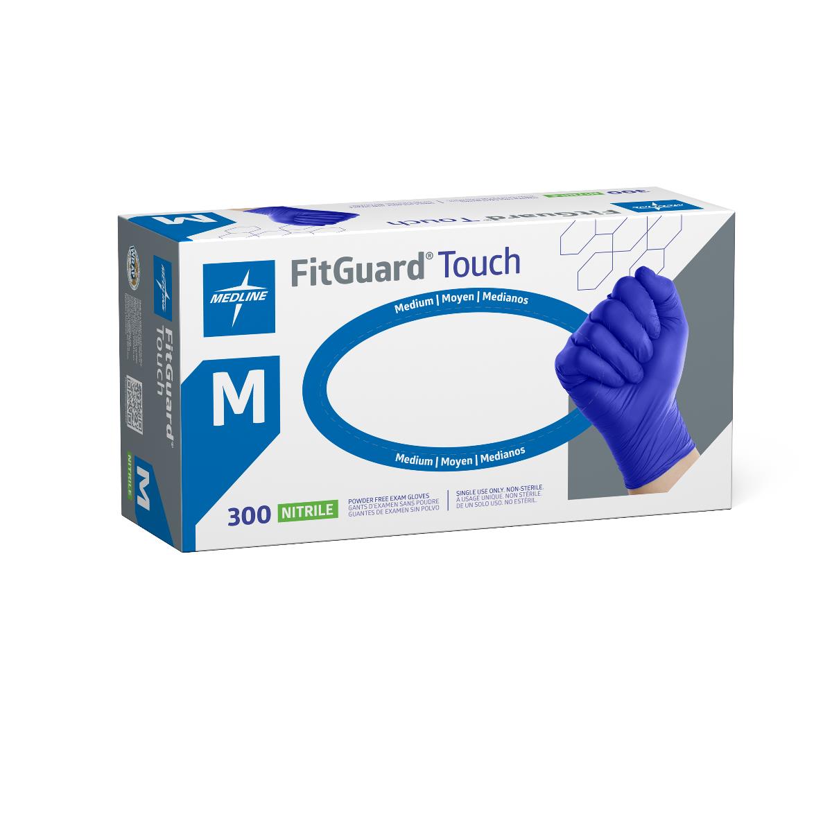 FitGuard Touch Powder-Free Nitrile Exam Gloves