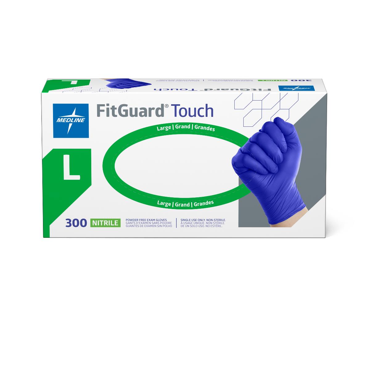 FitGuard Touch Powder-Free Nitrile Exam Gloves