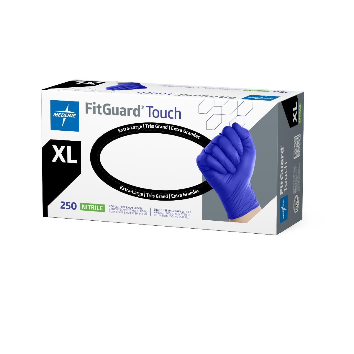 FitGuard Touch Powder-Free Nitrile Exam Gloves