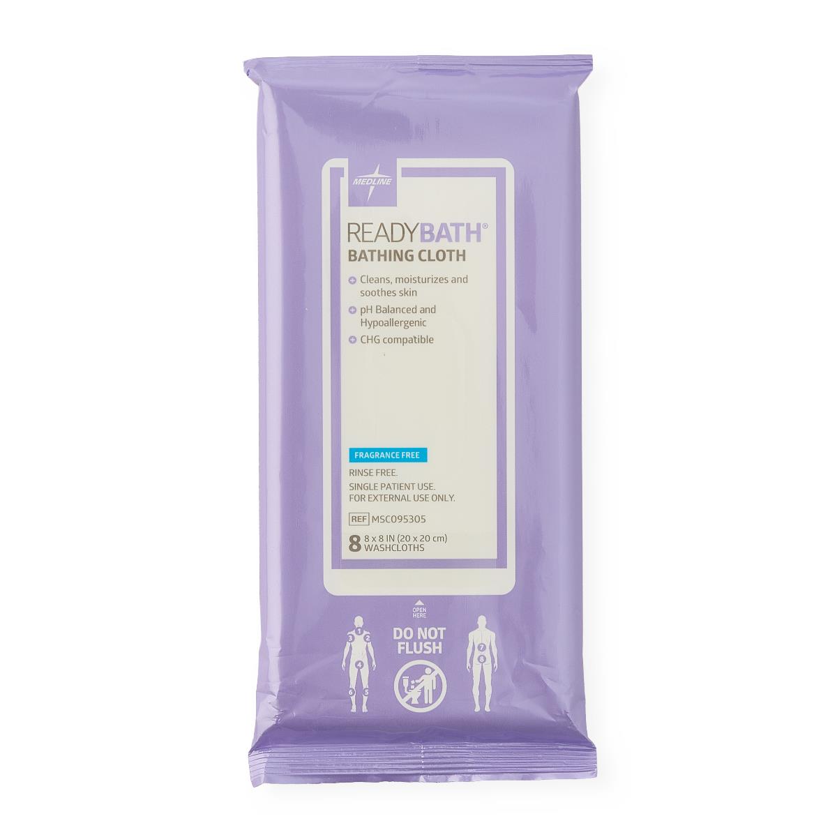 ReadyBath Total Body Cleansing Standard Weight Washcloths