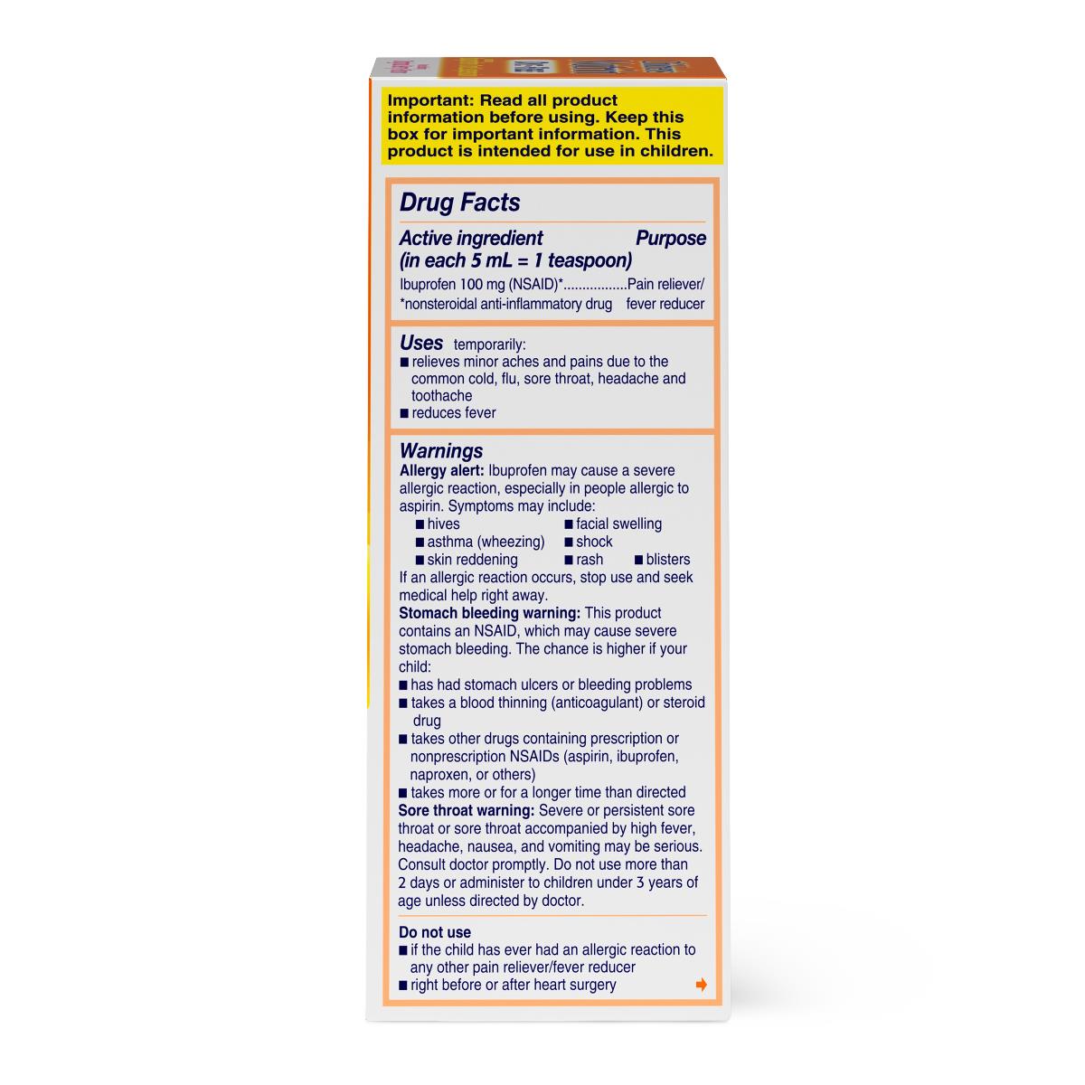 Motrin Children's Oral Suspension
