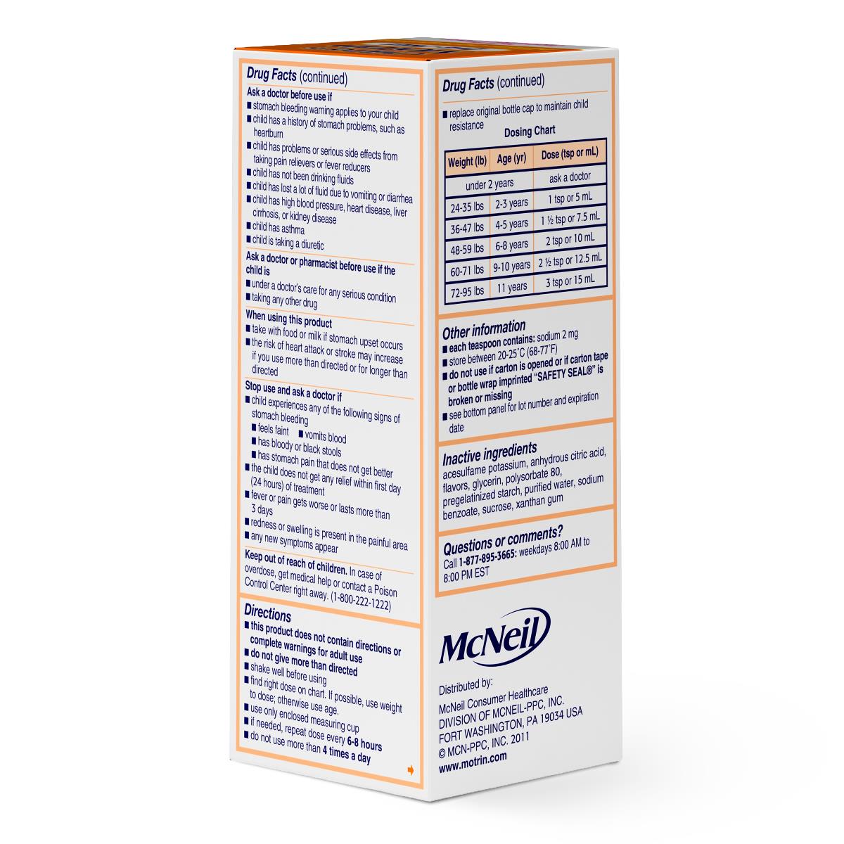 Motrin Children's Oral Suspension