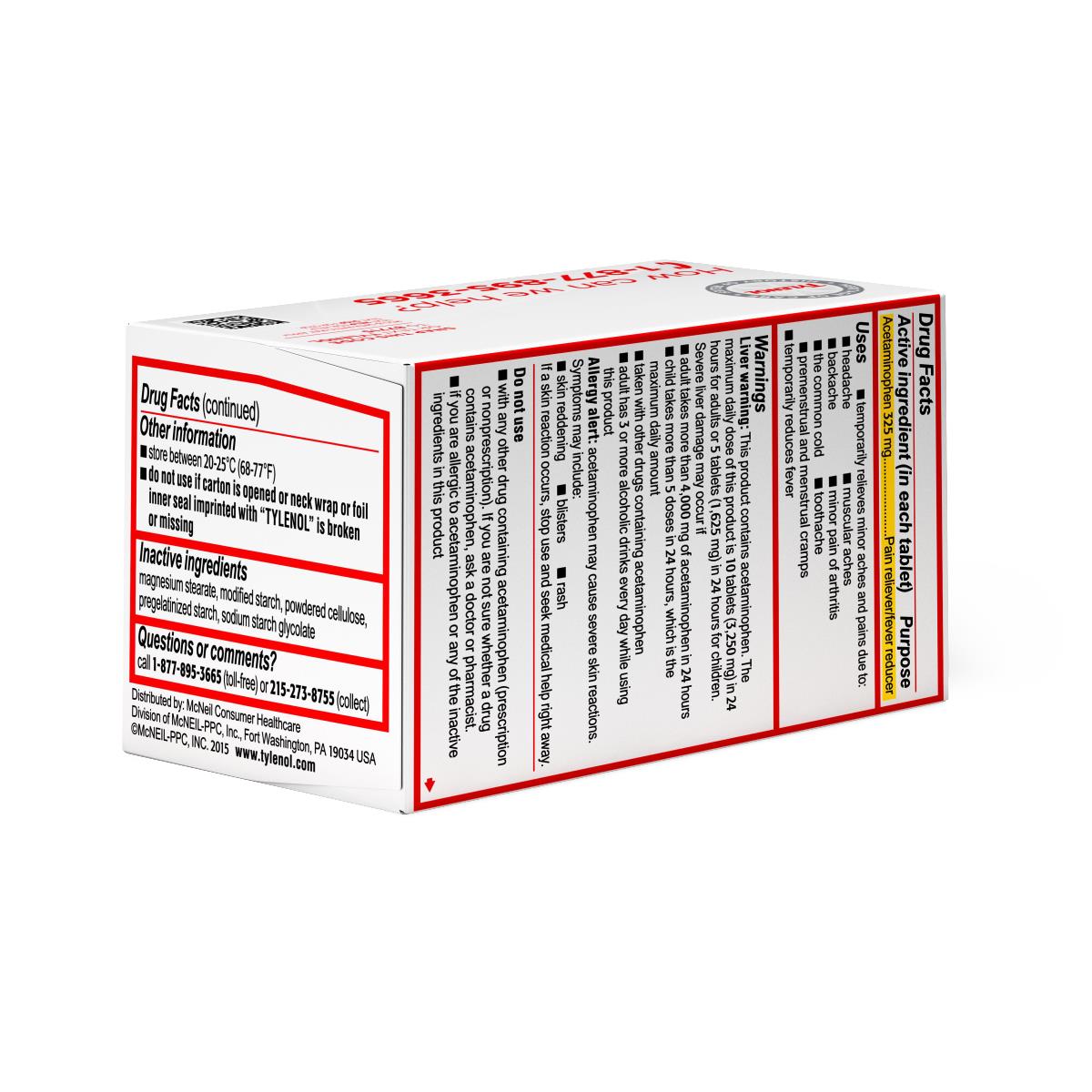 Tylenol Regular-strength Tablets - BeHope