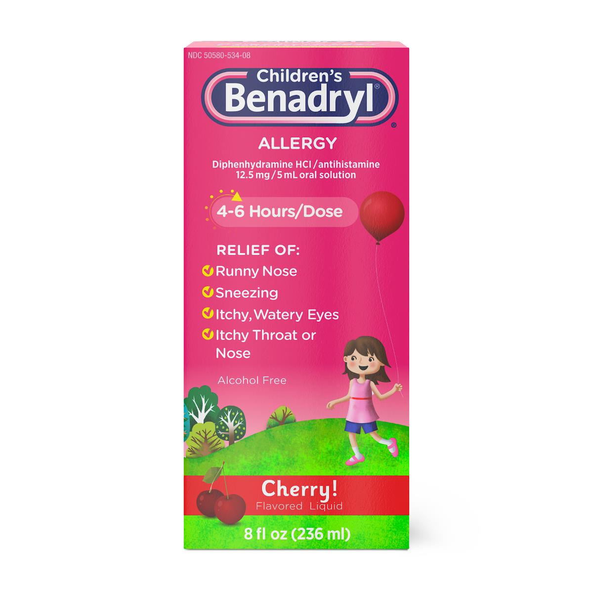 Children's Benadryl Allergy Liquid - BeHope