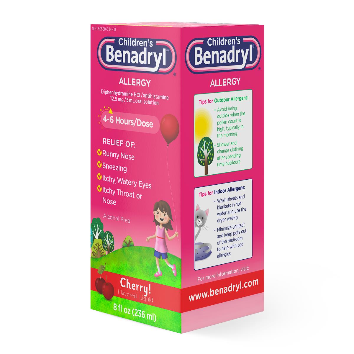 Children's Benadryl Allergy Liquid - BeHope