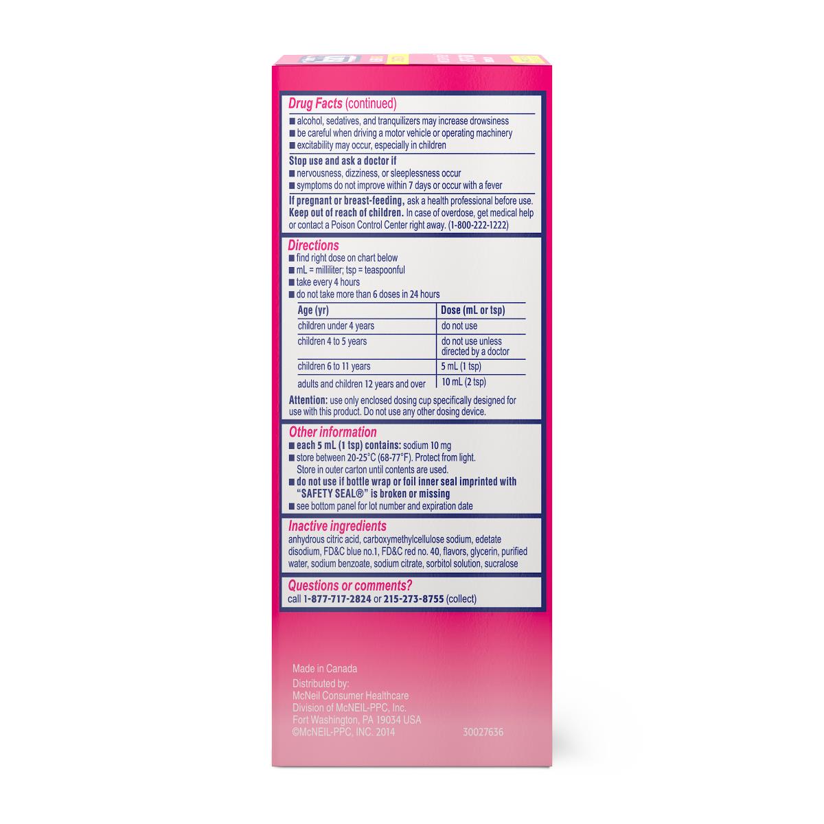 Children's Benadryl Allergy Liquid - BeHope