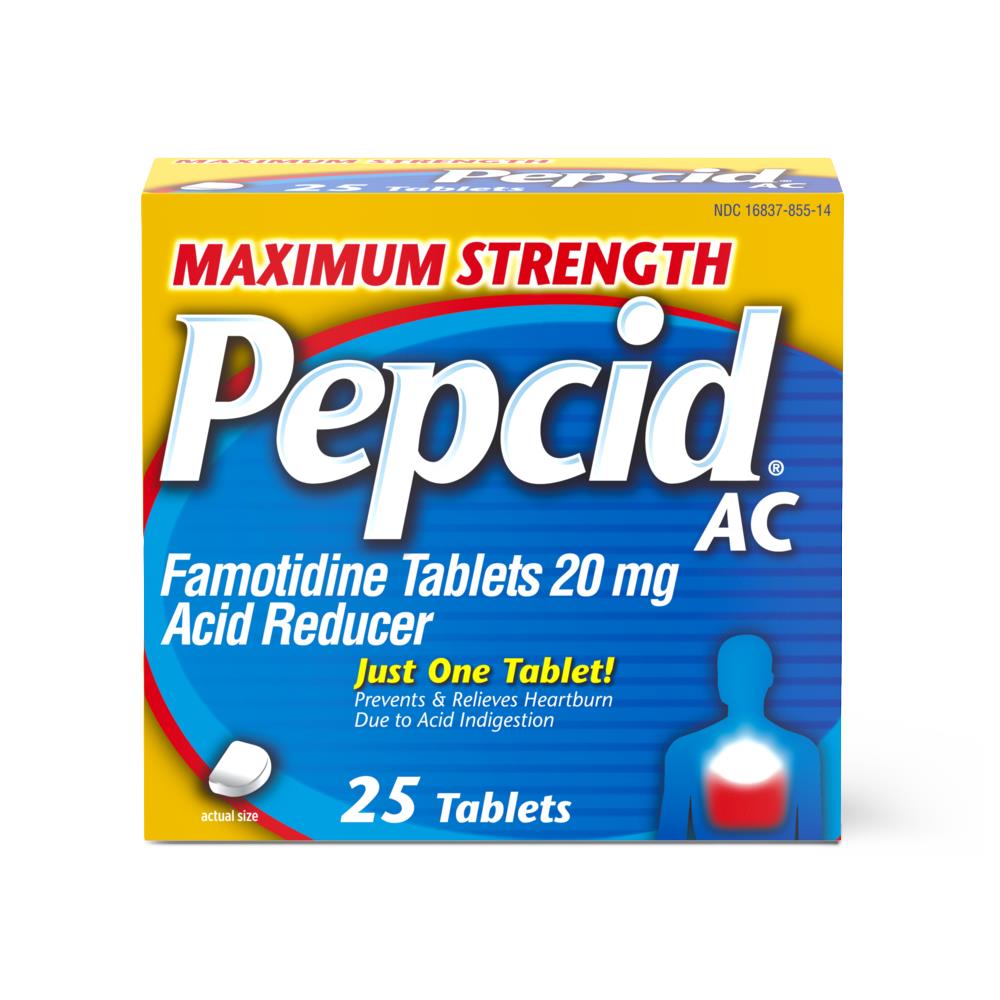 Pepcid AC Maximum Strength Famotidine Tablets