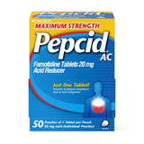 Pepcid AC Maximum Strength Famotidine Tablets