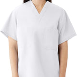 ComfortEase Unisex Reversible 1-Pocket Scrub Tops (Style 910)