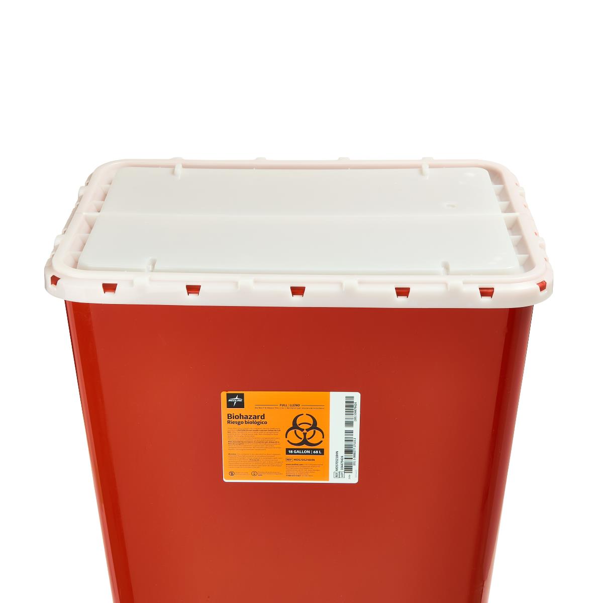 Medline Large Biohazard Containers