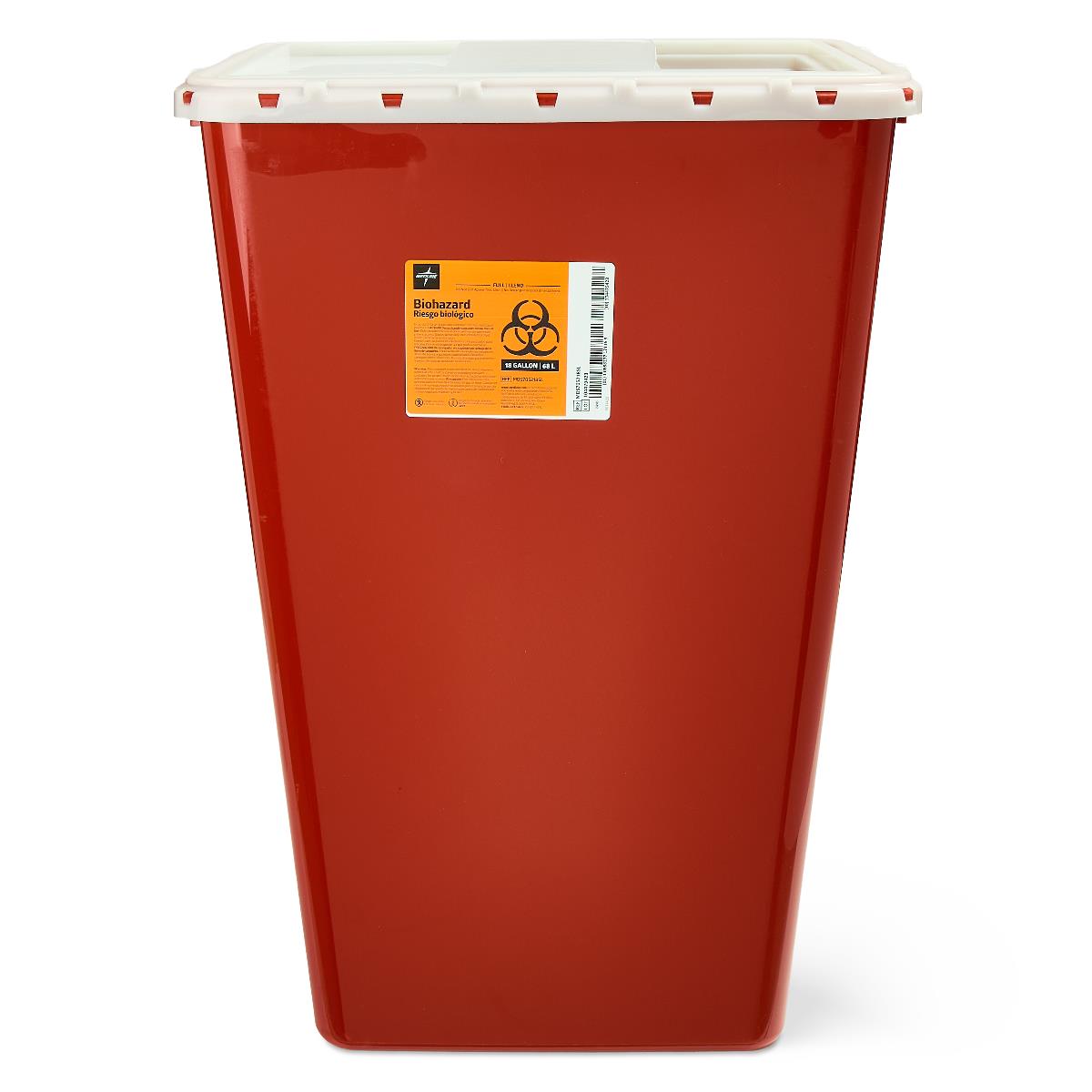 Medline Large Biohazard Containers