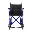 Medline Basic Aluminum Transport Chair with 12" Wheels
