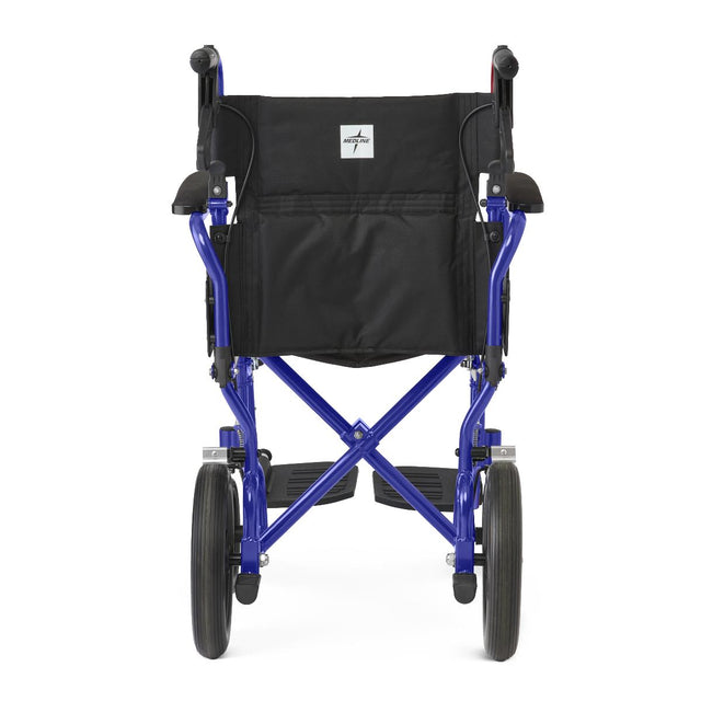 Medline Basic Aluminum Transport Chair With 12" Wheels - BeHope