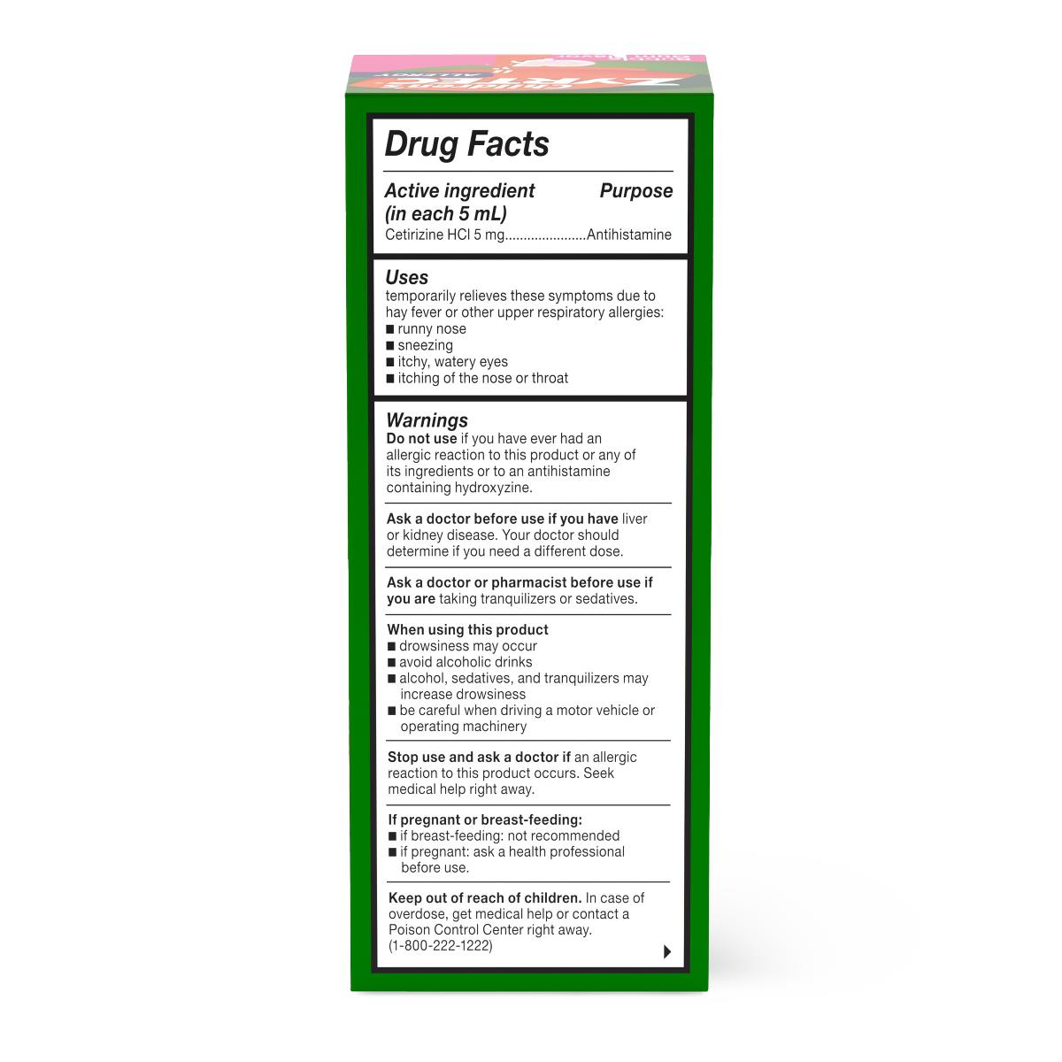 Zyrtec Children's 24-Hour Allergy Syrup
