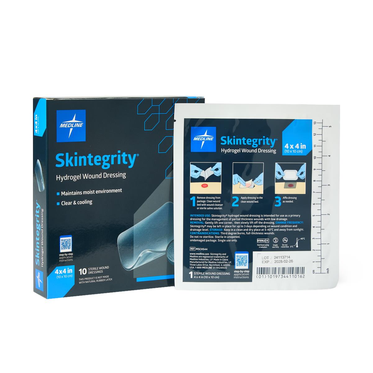 Skintegrity Hydrogel Wound Dressings