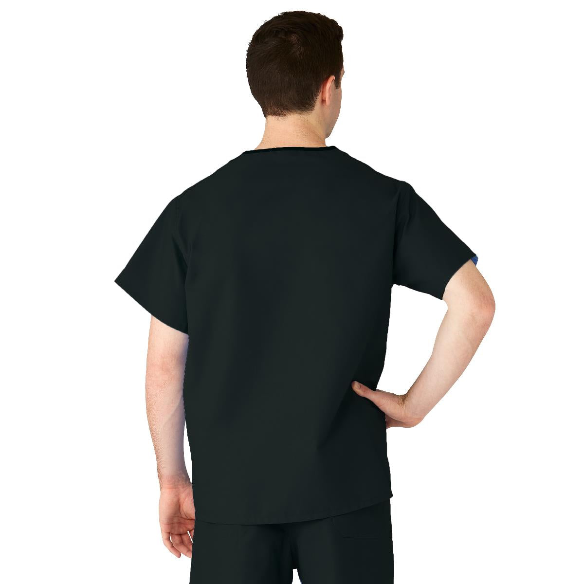 AngelStat Unisex Reversible Scrub Tops with Medline Color Coding (Style 610)