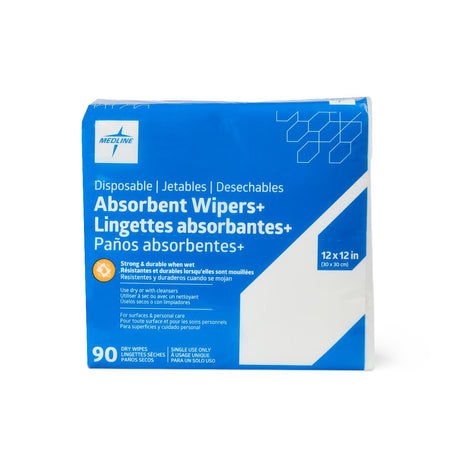 Medline Absorbent Wipers+ Dry Wipes