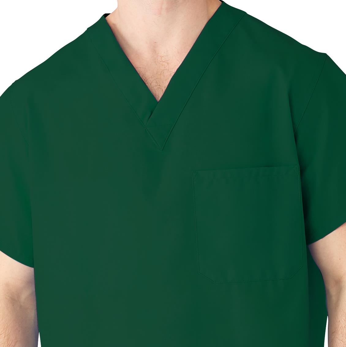 AngelStat Unisex Reversible  Scrub Tops with Angelica CC - Hunter (Style 610)